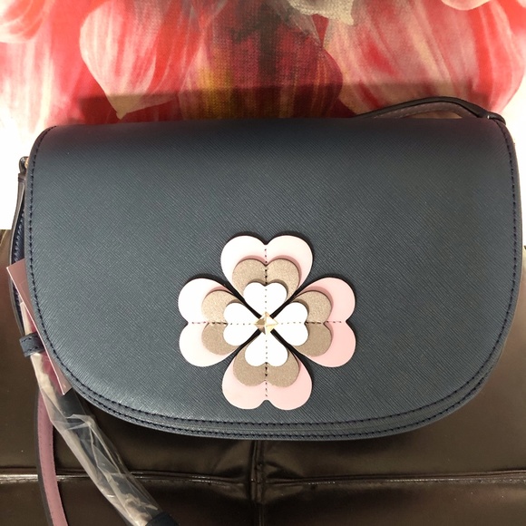 kate spade reiley spade leather embellished bag - Picture 6 of 10